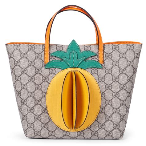 gucci pineapple bag|Gucci Pineapple Tote .